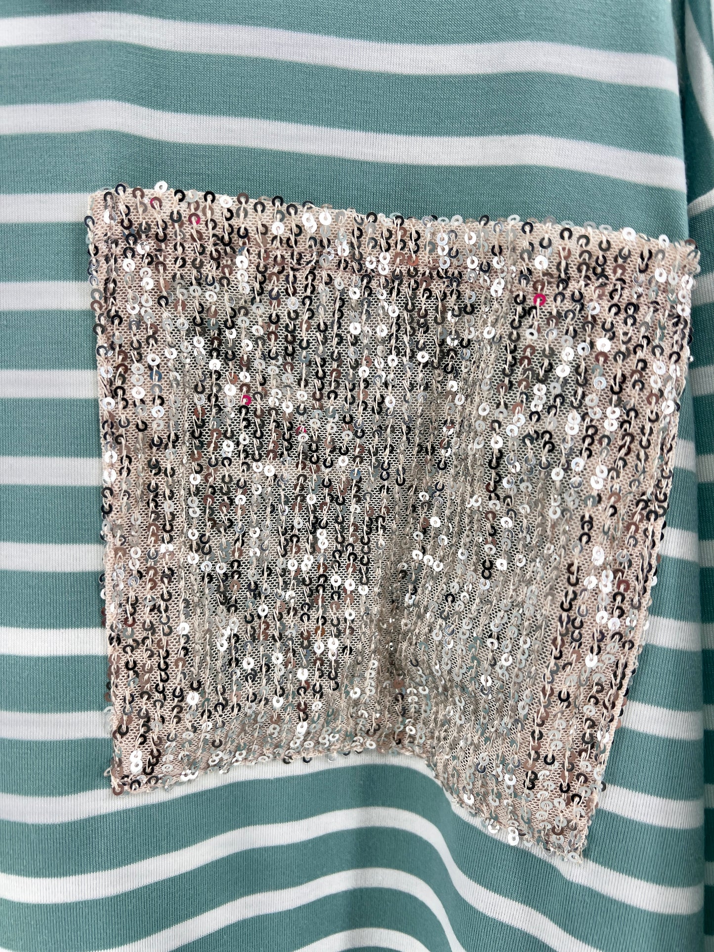 The Sequined Pocket Top